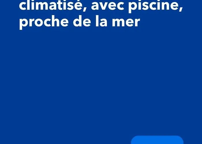 Studio de standing climatisé, avec piscine, proche de la mer